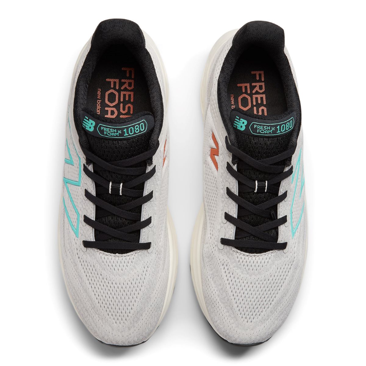 New Balance 1080v13 Fresh Foam X - White/Black/Coastal Blue