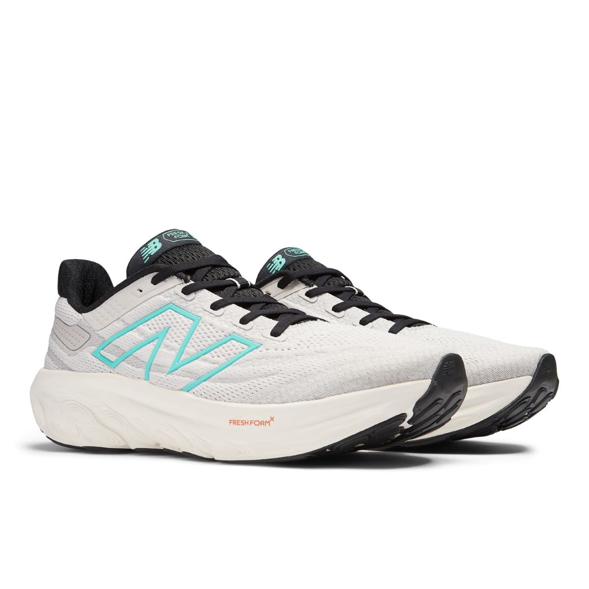 New Balance 1080v13 Fresh Foam X - White/Black/Coastal Blue