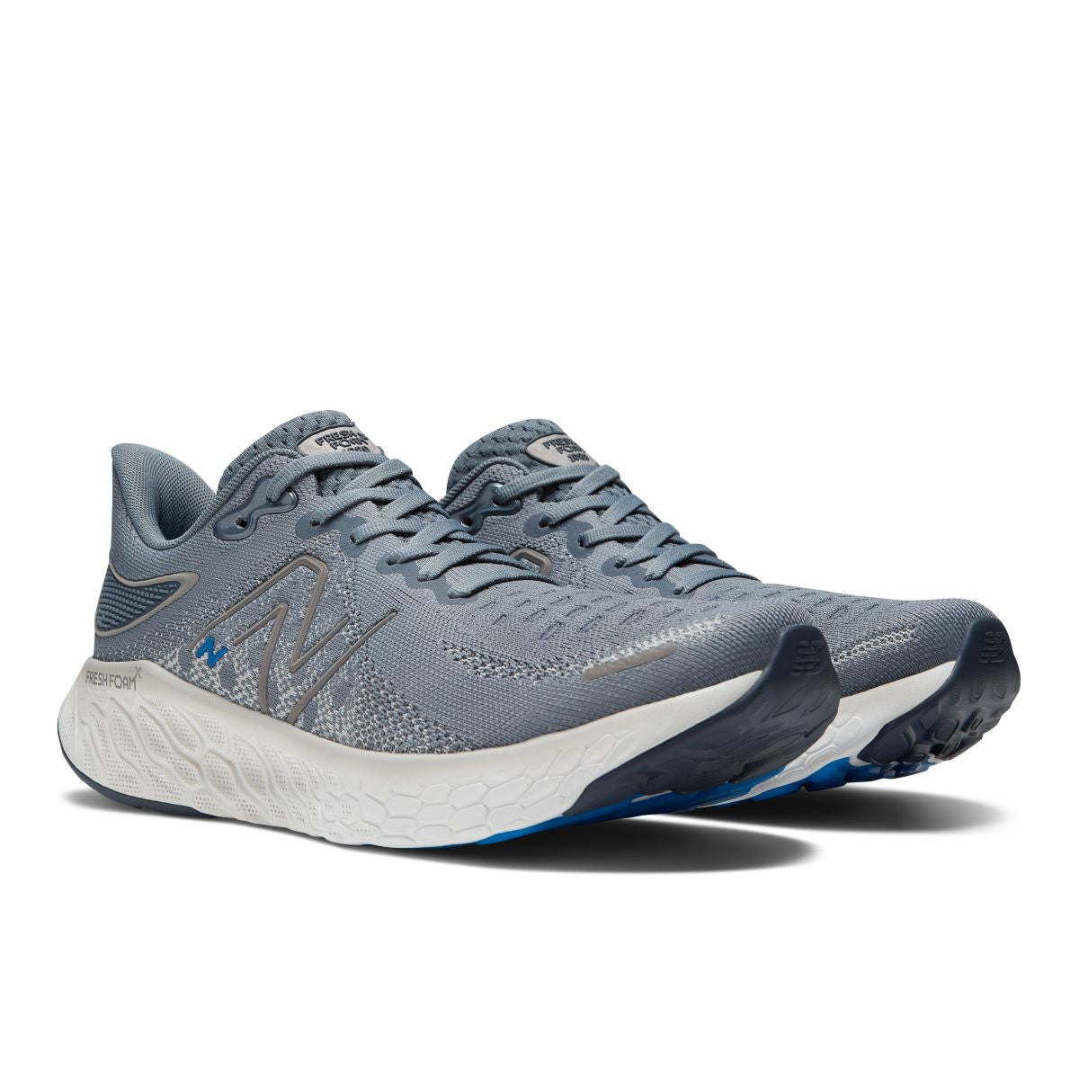 New Balance 1080v12 Fresh Foam X - Steel / Serene Blue