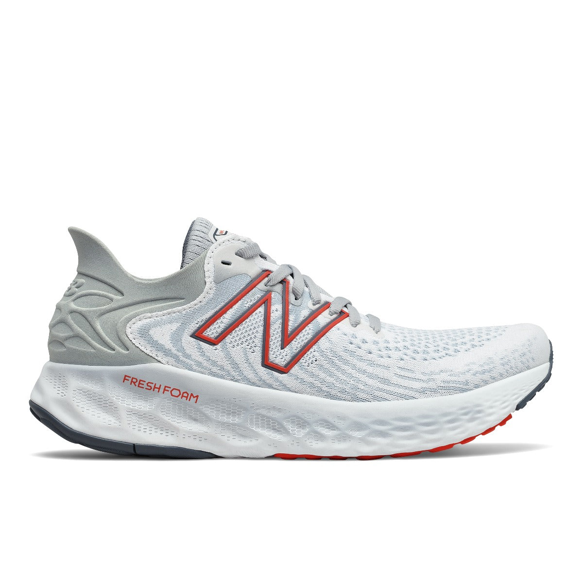 New Balance 1080V11 Fresh Foam - White / Ghost Pepper