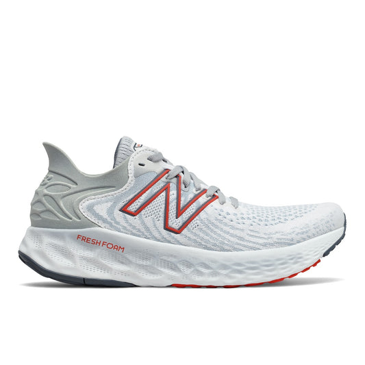 New Balance 1080V11 Fresh Foam - White / Ghost Pepper