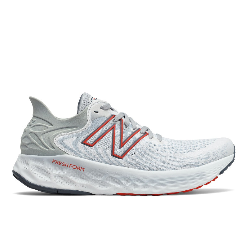 New Balance 1080V11 Fresh Foam - White / Ghost Pepper
