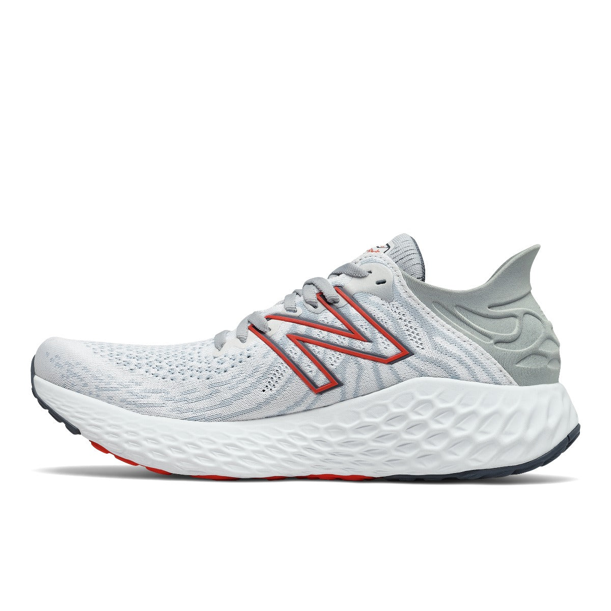 New Balance 1080V11 Fresh Foam - White / Ghost Pepper