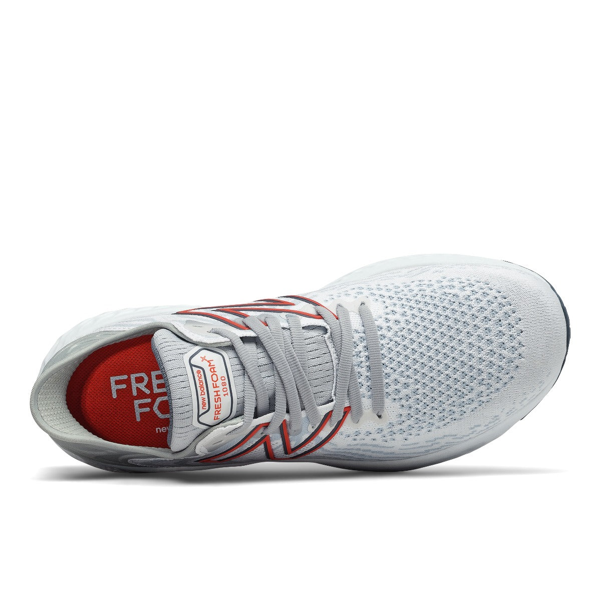 New Balance 1080V11 Fresh Foam - White / Ghost Pepper