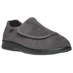 Propet Cush'N Foot Slipper - Slate Corduroy