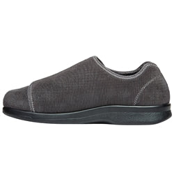 Propet Cush'N Foot Slipper - Slate Corduroy