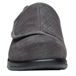 Propet Cush'N Foot Slipper - Slate Corduroy