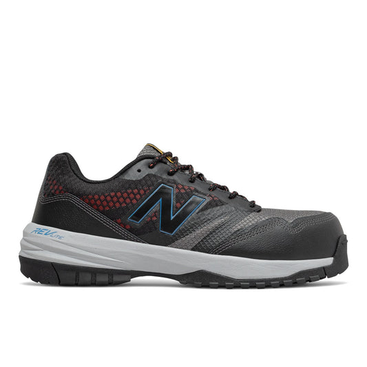 New Balance Composite Toe 589 ESD Athletic Work Shoes - Black / Toro Red