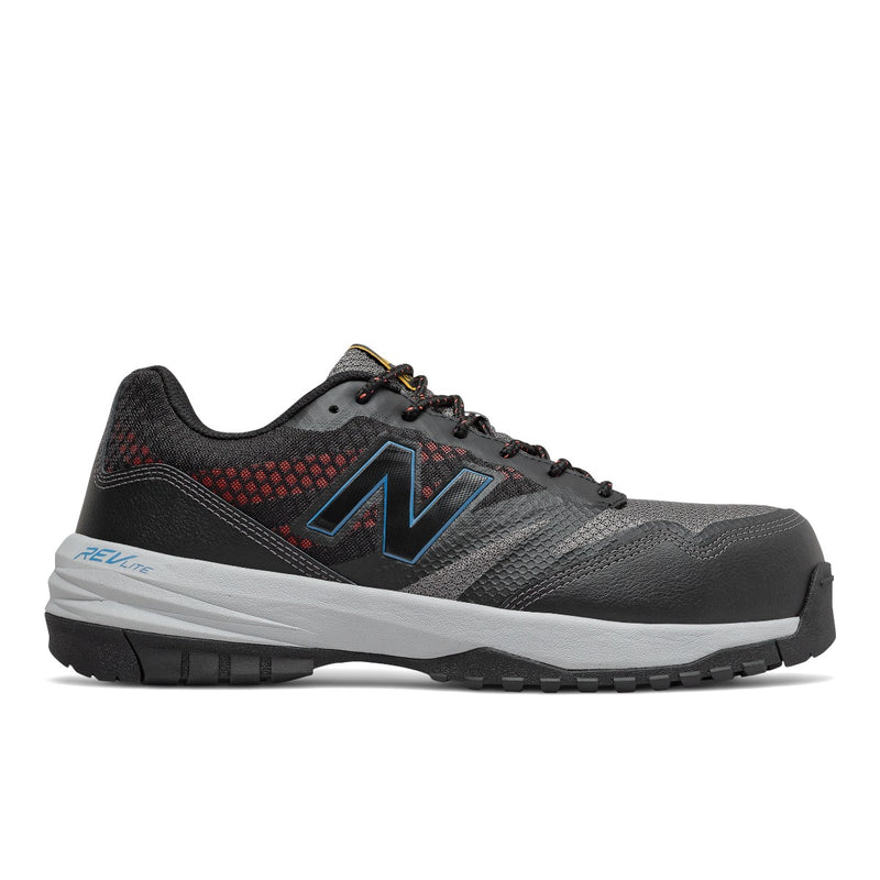New Balance Composite Toe 589 ESD Athletic Work Shoes - Black / Toro Red