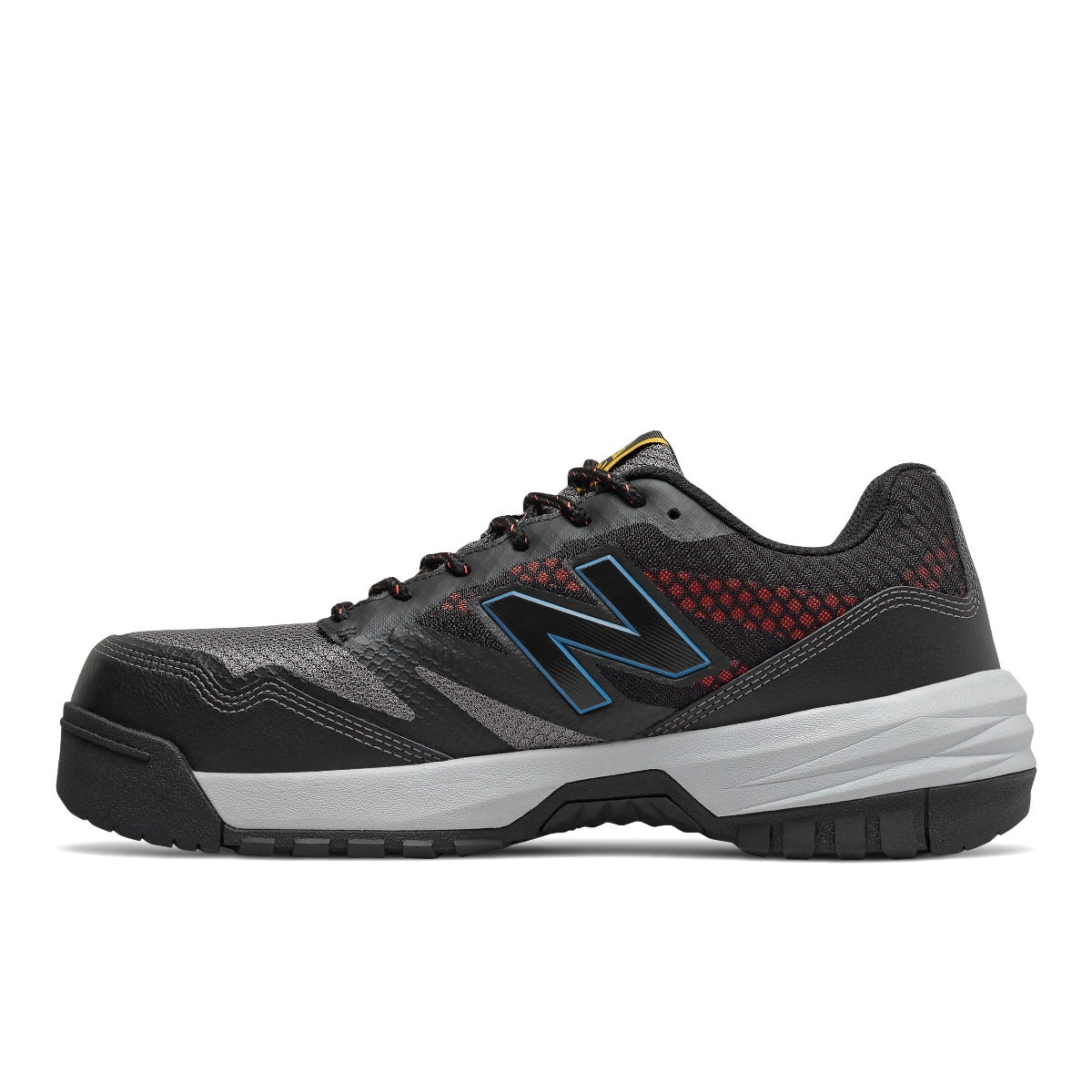 New Balance Composite Toe 589 ESD Athletic Work Shoes - Black / Toro Red