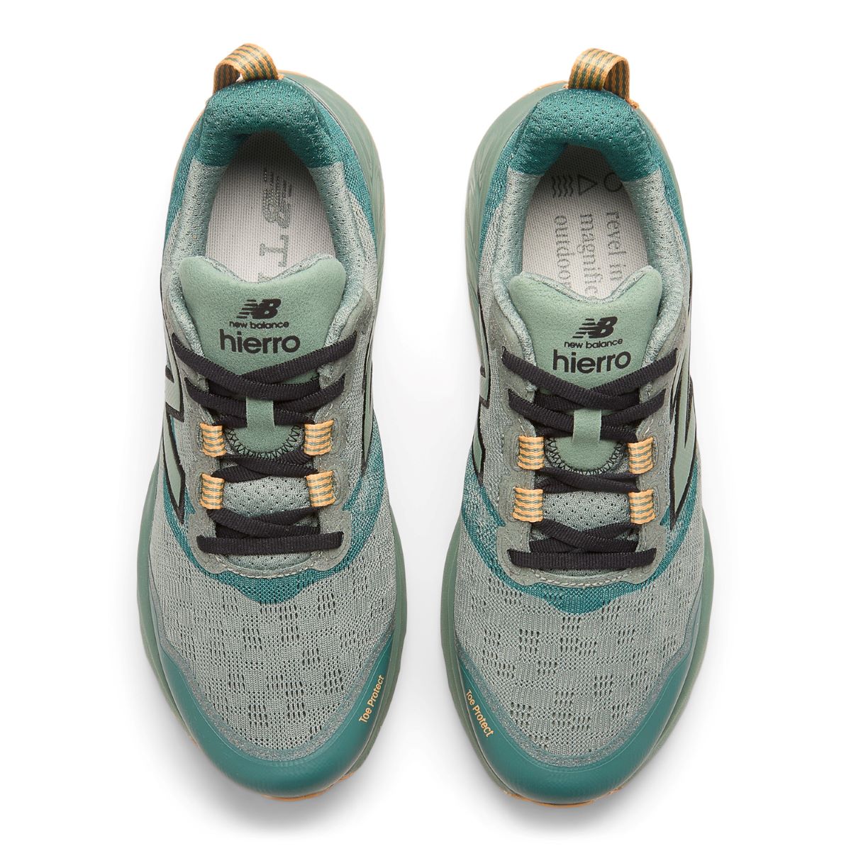 New Balance Fresh Foam X Hierro v9 Mens Running Shoe - Dk Juniper/Black/Dried Apricot