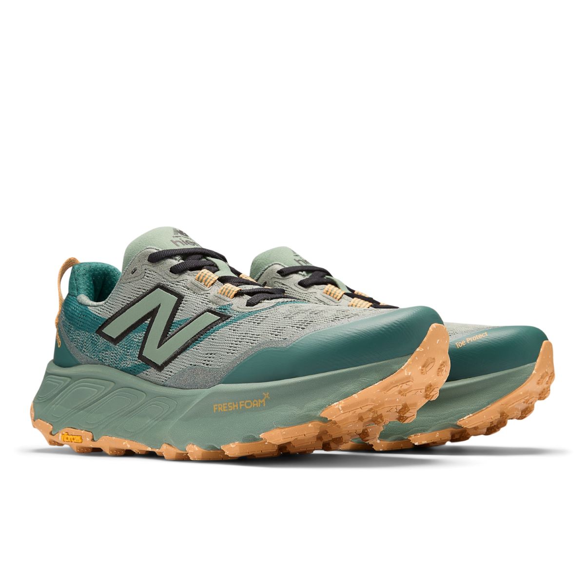 New Balance Fresh Foam X Hierro v9 Mens Running Shoe - Dk Juniper/Black/Dried Apricot