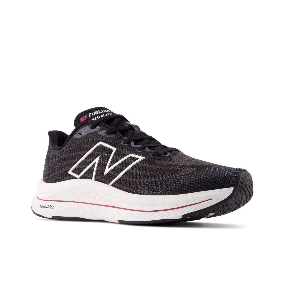New Balance Mens FuelCell Walker Elite - Black/Team Red/Silver