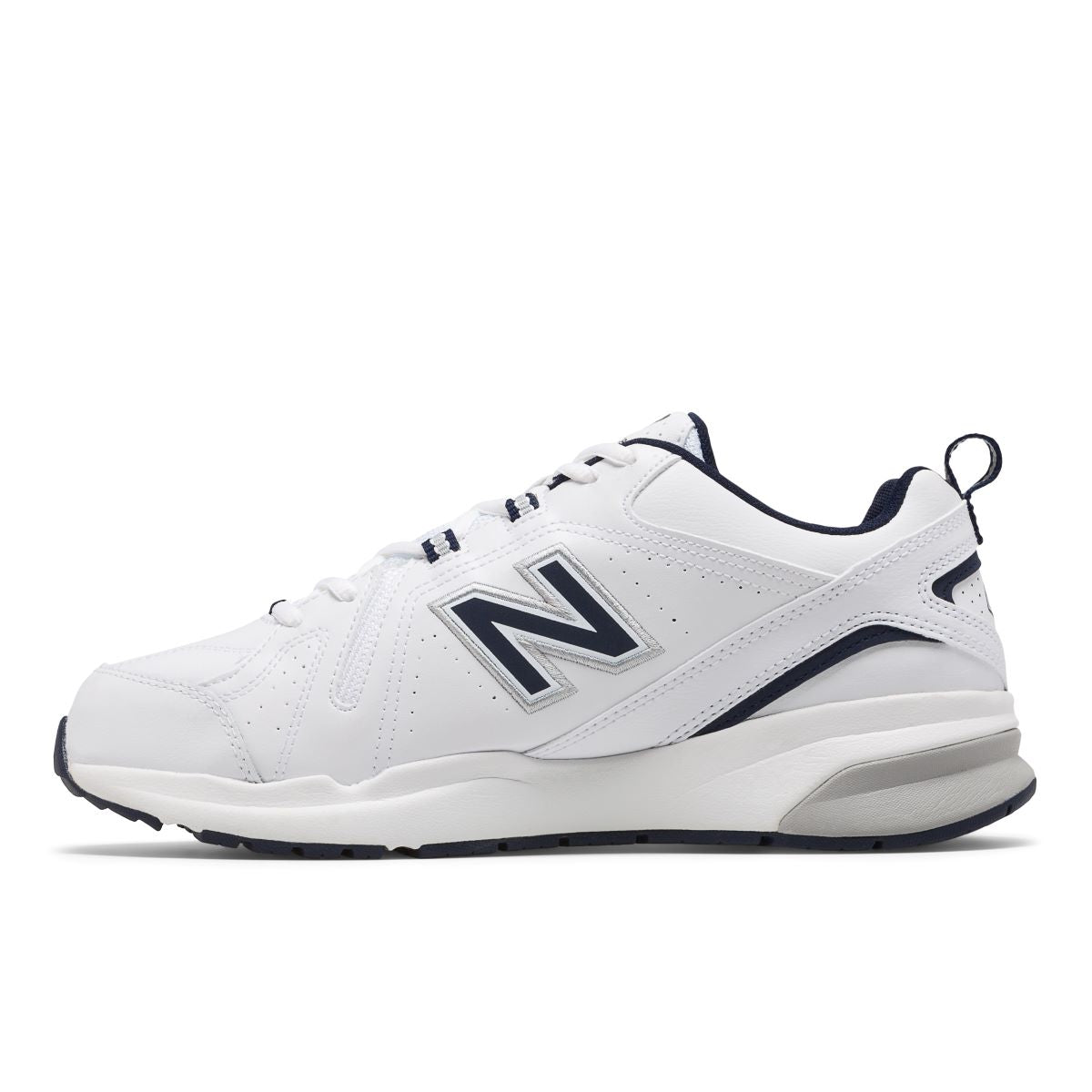 New Balance 608v5 Men’s Casual Shoe - White/Navy