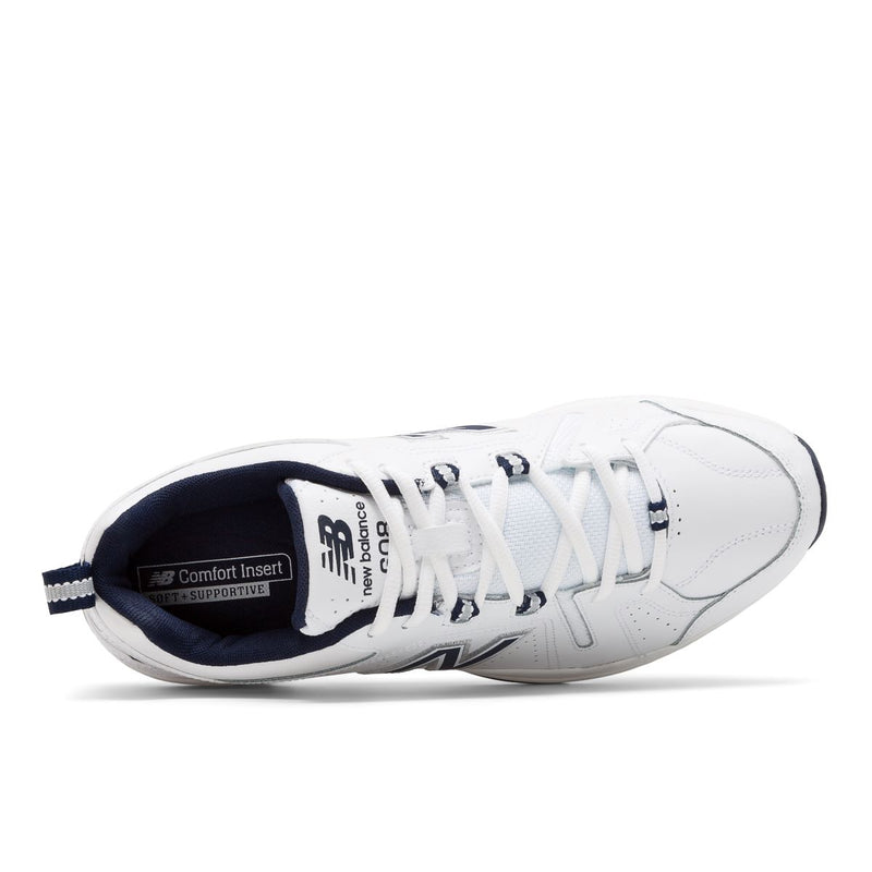 New Balance 608v5 Men’s Casual Shoe - White/Navy