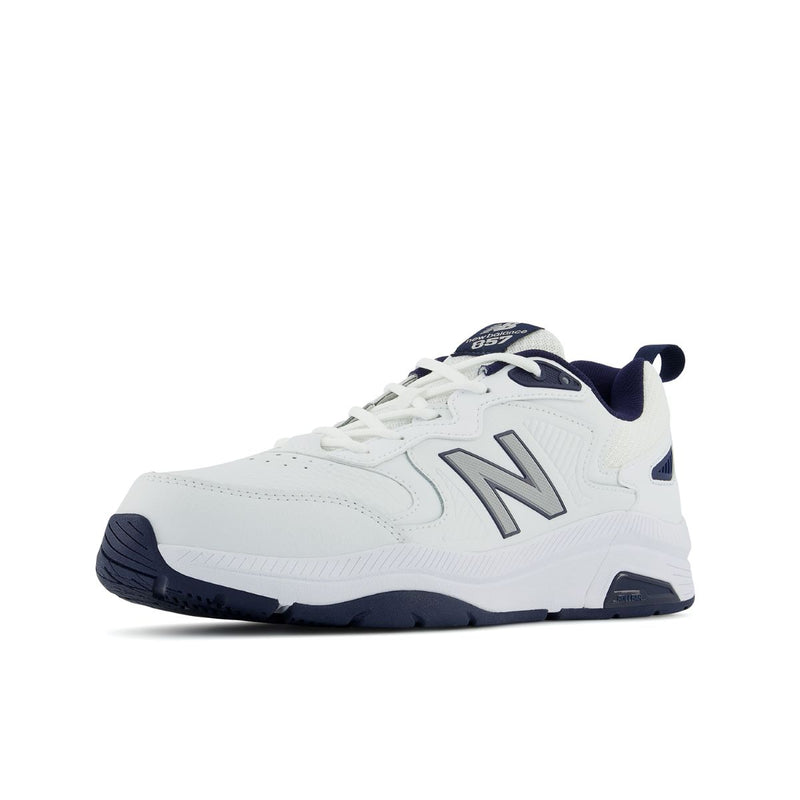 New Balance 857v3 Cross-Training - White with Navy