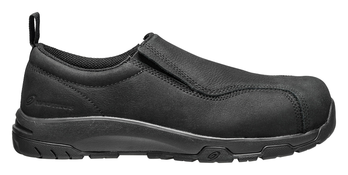 Nautilus 1656 Slip-On Carbon Toe ESD Work Shoe - Black