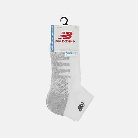 New Balance Coolmax Low Cut Socks 2 Pack (XL: sizes 12-16)