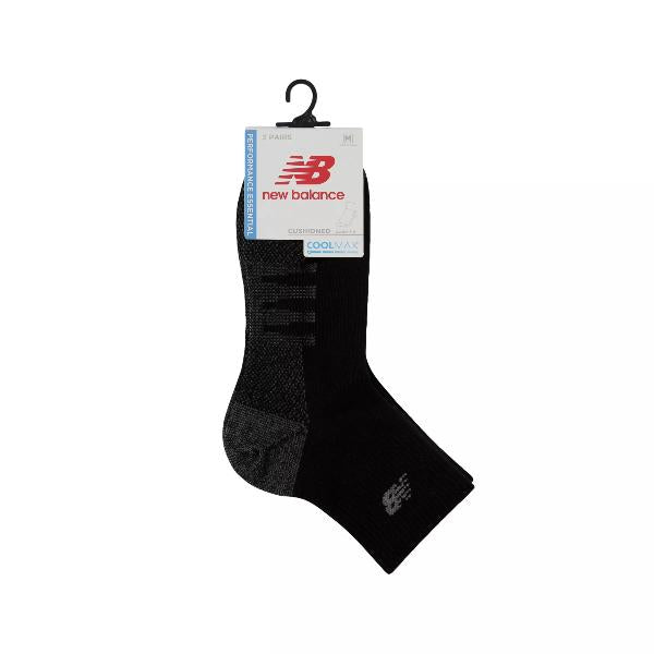 New Balance Coolmax Quarter Socks 2 Pack (XL: sizes 12-16)