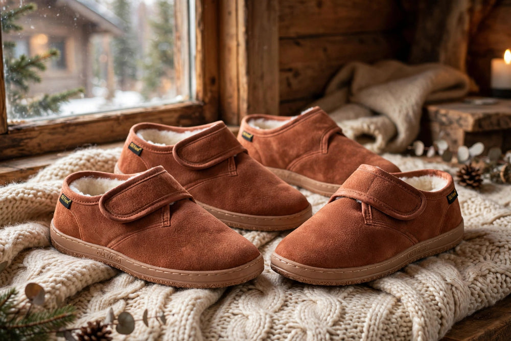 Old Friend Mens Adjustable Closure Bootee