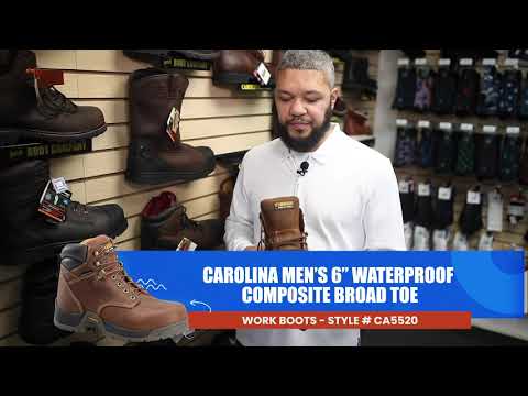 Carolina Bruno Lo 6 Inch Waterproof Composite Broad Toe Work Boot