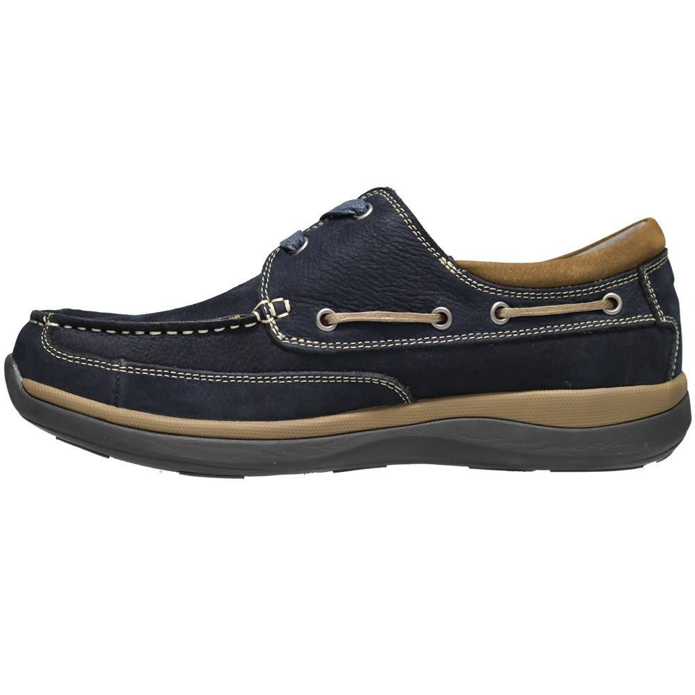 Propet Pomeroy Men's Boat Shoe - Navy