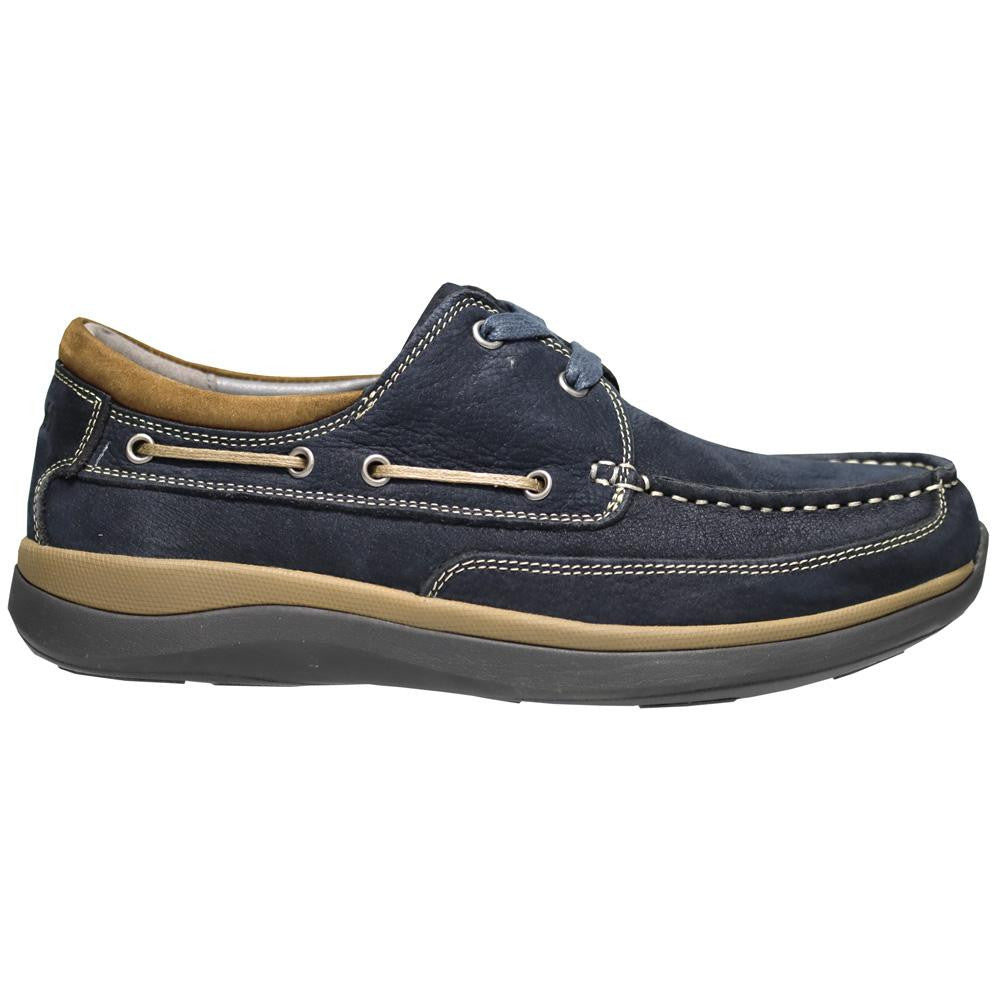Propet Pomeroy Men's Boat Shoe - Navy