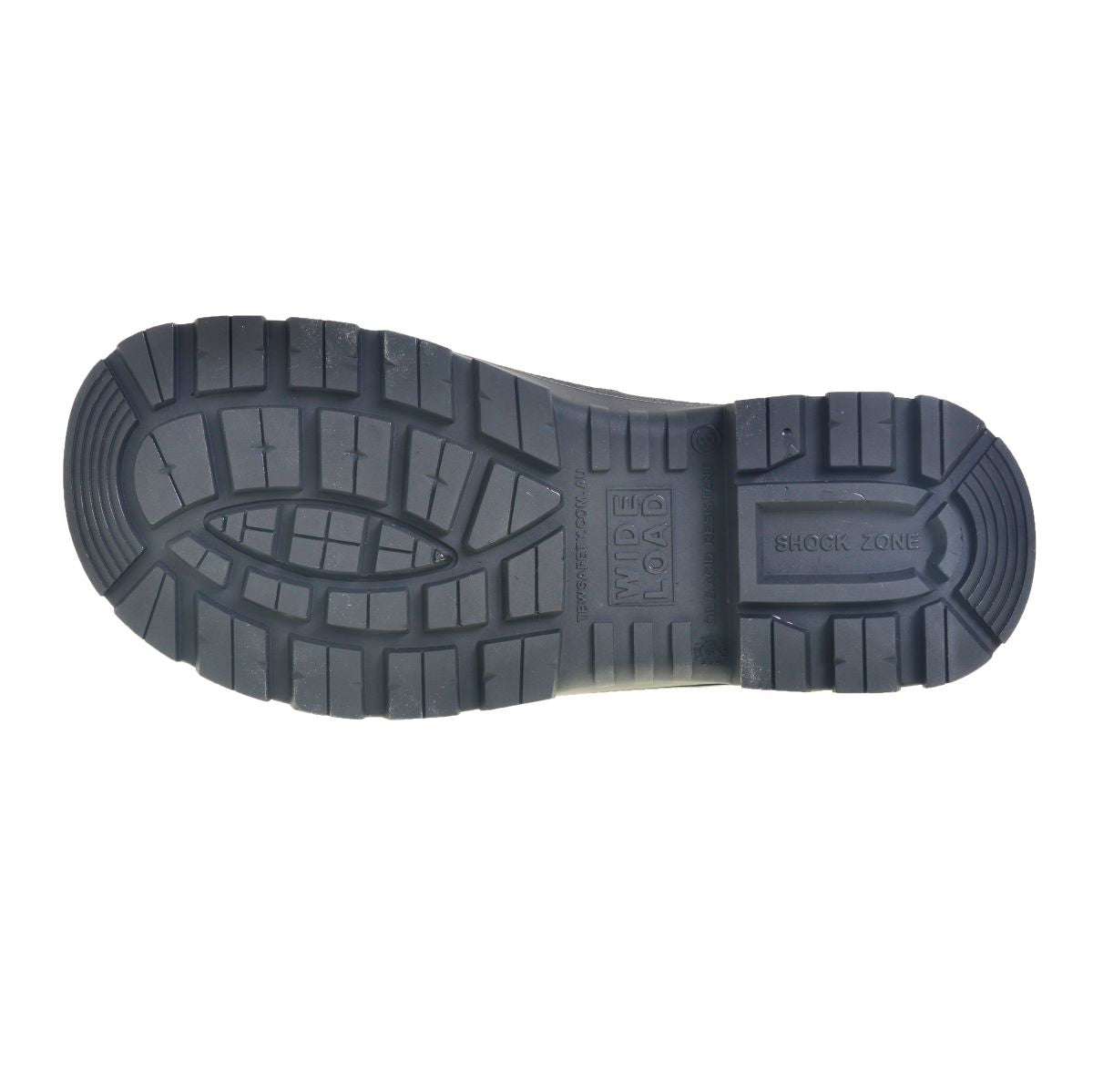 Wide Load 490BPO Steel Safety Toe Pull-On Water-resistant Work Boot - Black - 6E Only