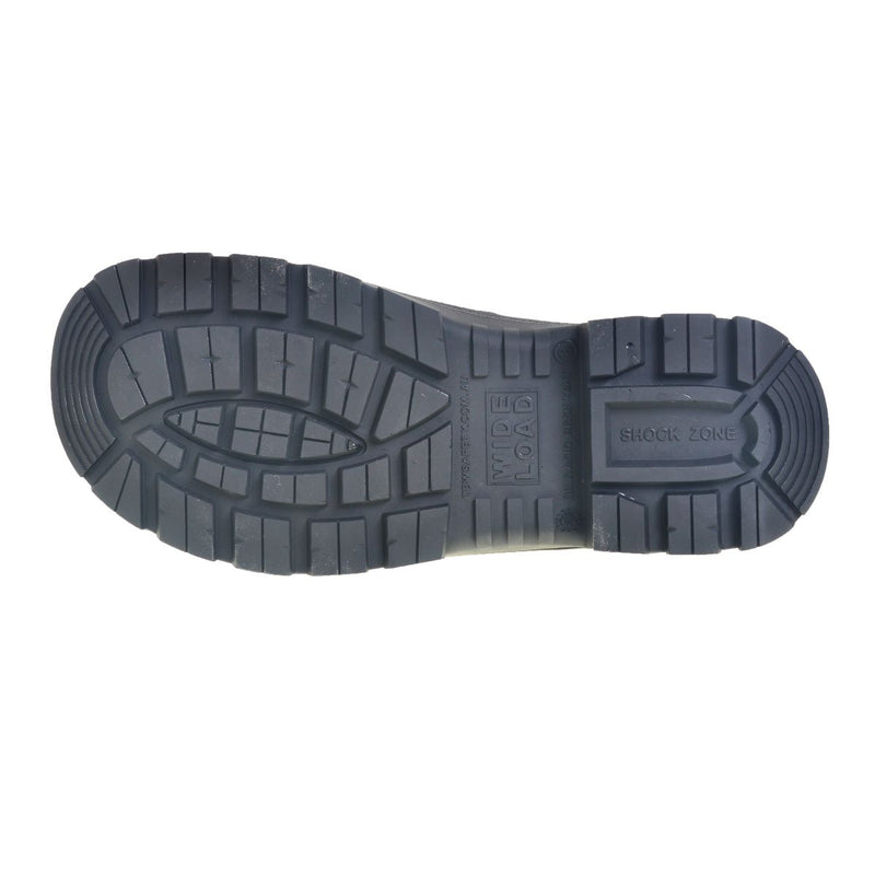 Wide Load 490BPO Steel Safety Toe Pull-On Water-resistant Work Boot - Black - 6E Only