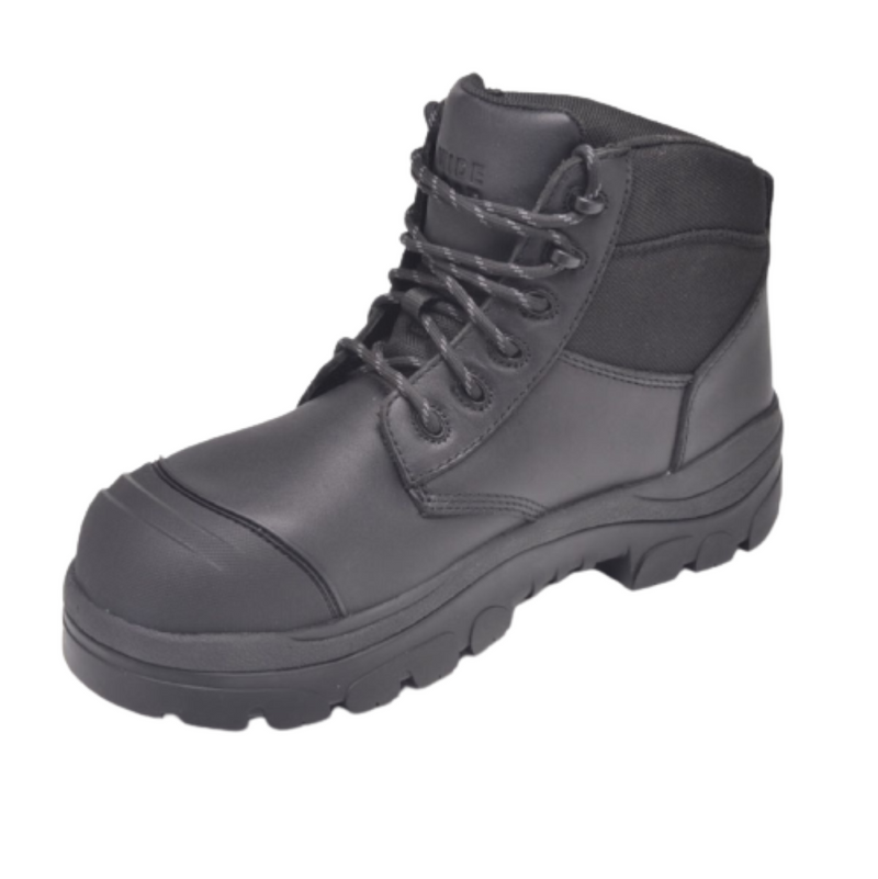 Wide Load 690BLWC Composite Safety Toe Laced Waterproof 6 inch Work Boot - Black - 6E Only