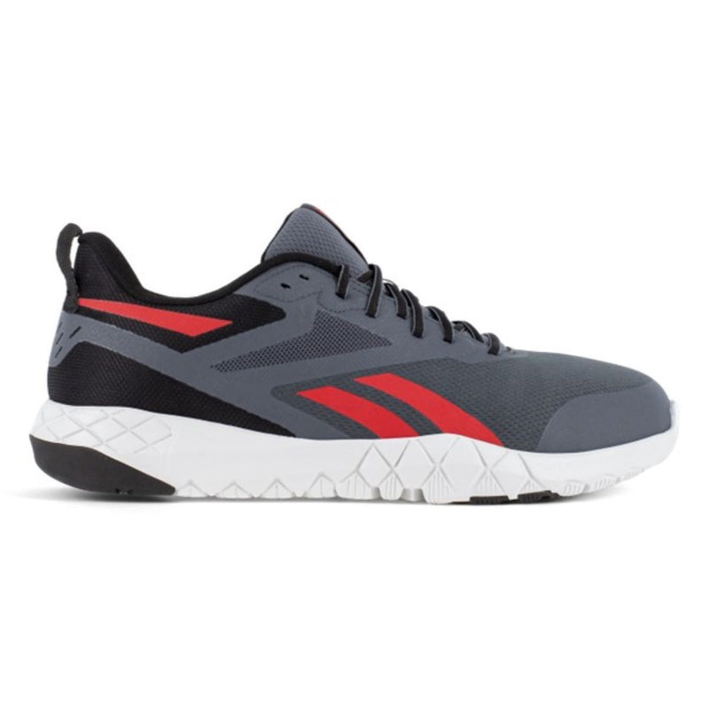 Reebok Flexagon Force XL Composite Toe, SR Work Shoe - Gray/Red