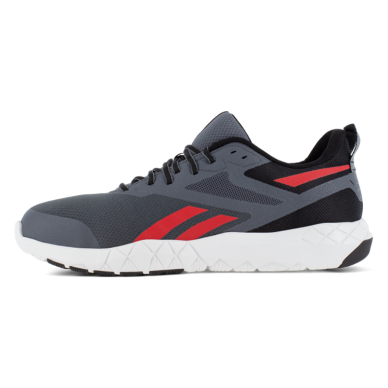 Reebok Flexagon Force XL Composite Toe, SR Work Shoe - Gray/Red