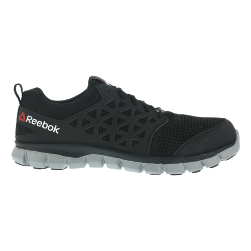 Reebok Sublite Cushion Composite Toe, CSA Work Shoe - Black in 4E extra wide