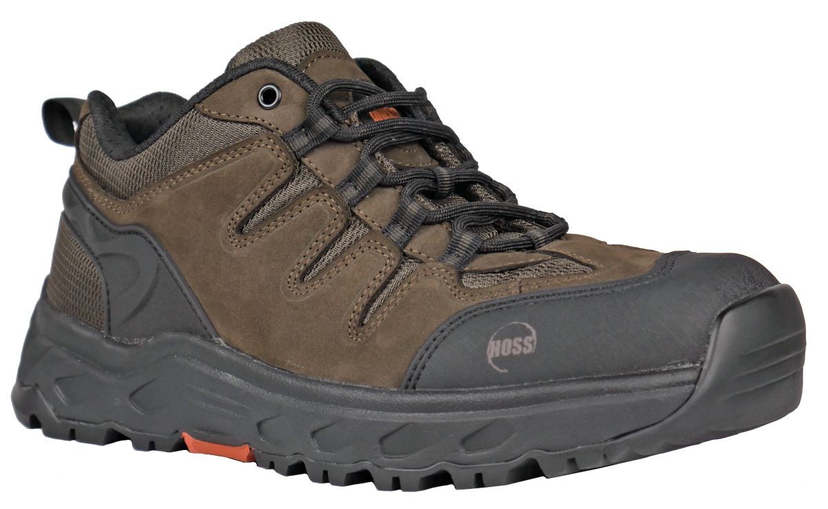 Hoss Eric Lo Soft Toe Non Waterproof Work Boots - Brown