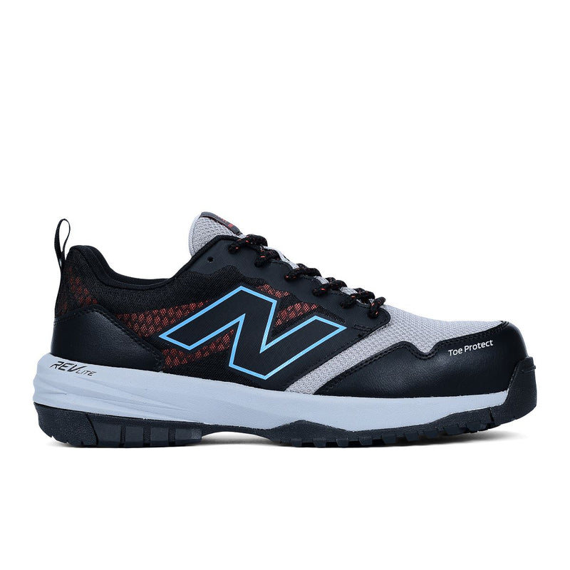 New Balance Mens Quikshift Work Shoe - Composite Toe EH - Black/Blue/Red