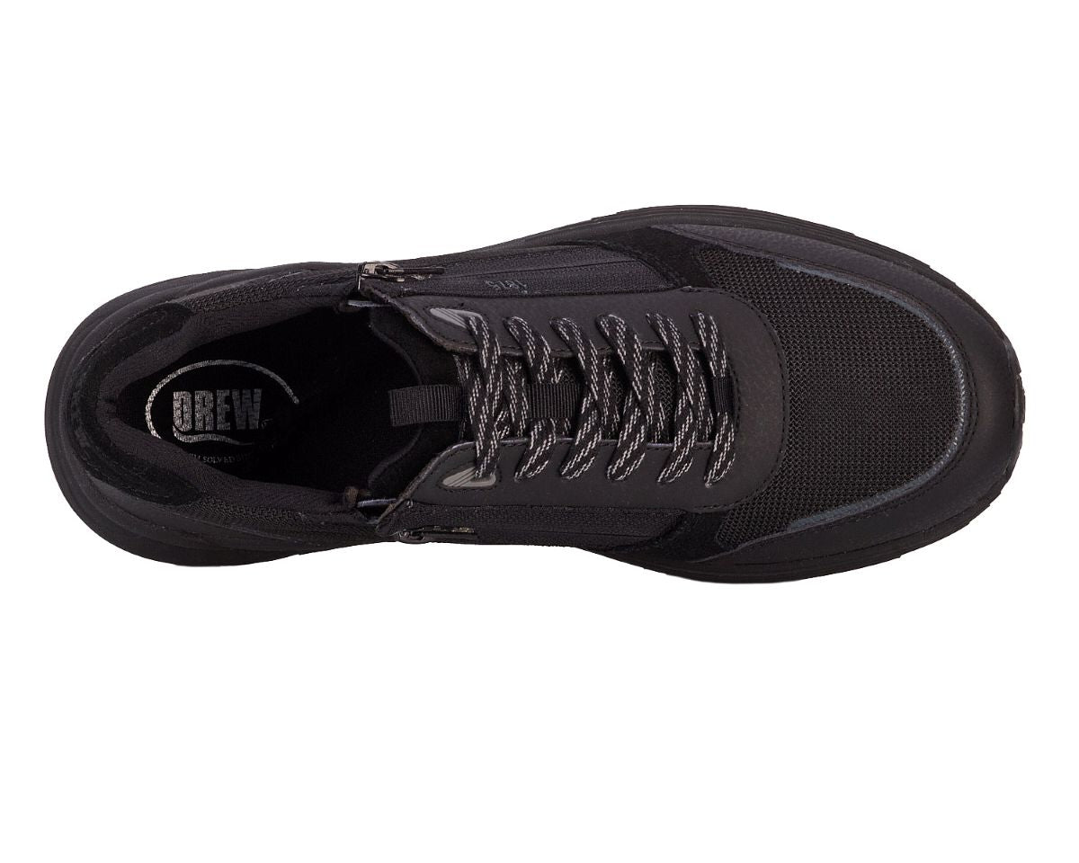 Drew Shoe Miller - Black Suede Combo