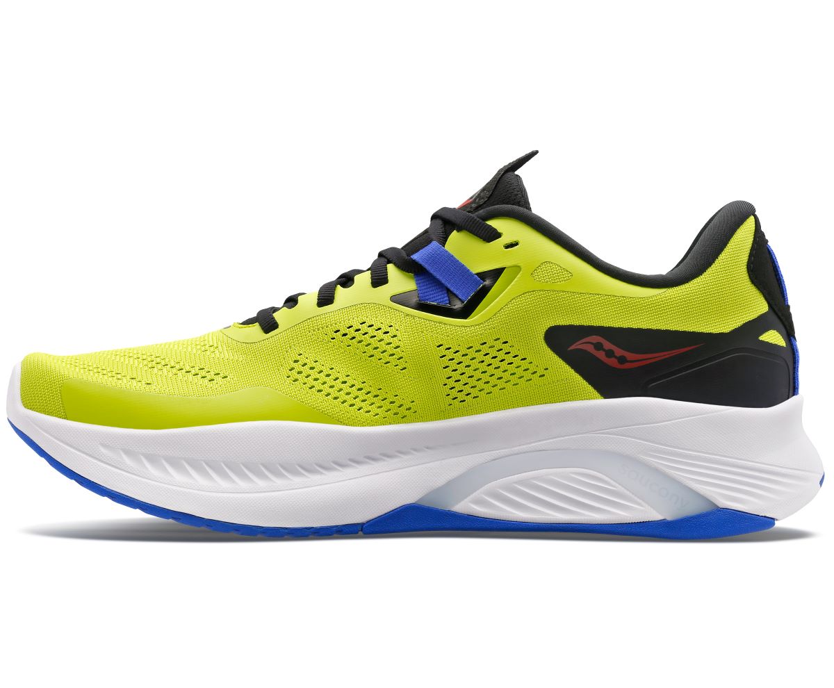 Saucony Guide 15 Men's Running Shoe - Acid / Blue Raz