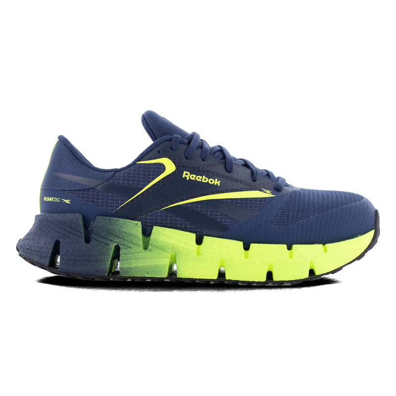 Reebok FloatZig  Composite Toe Athletic Work Shoe - Blue / Lime