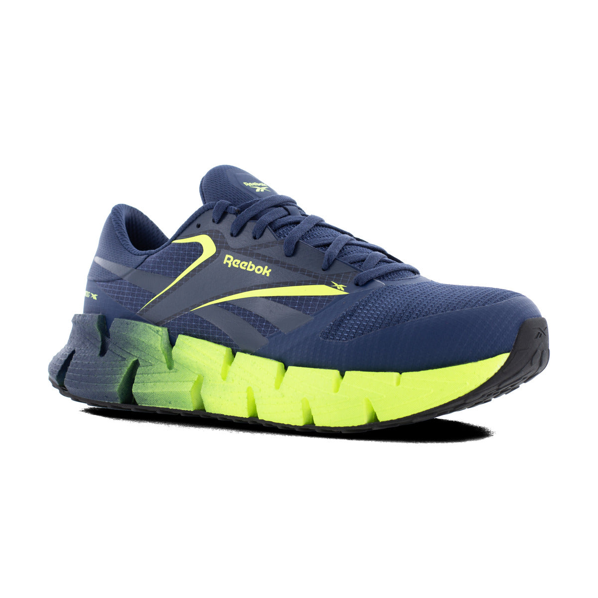 Reebok FloatZig  Composite Toe Athletic Work Shoe - Blue / Lime