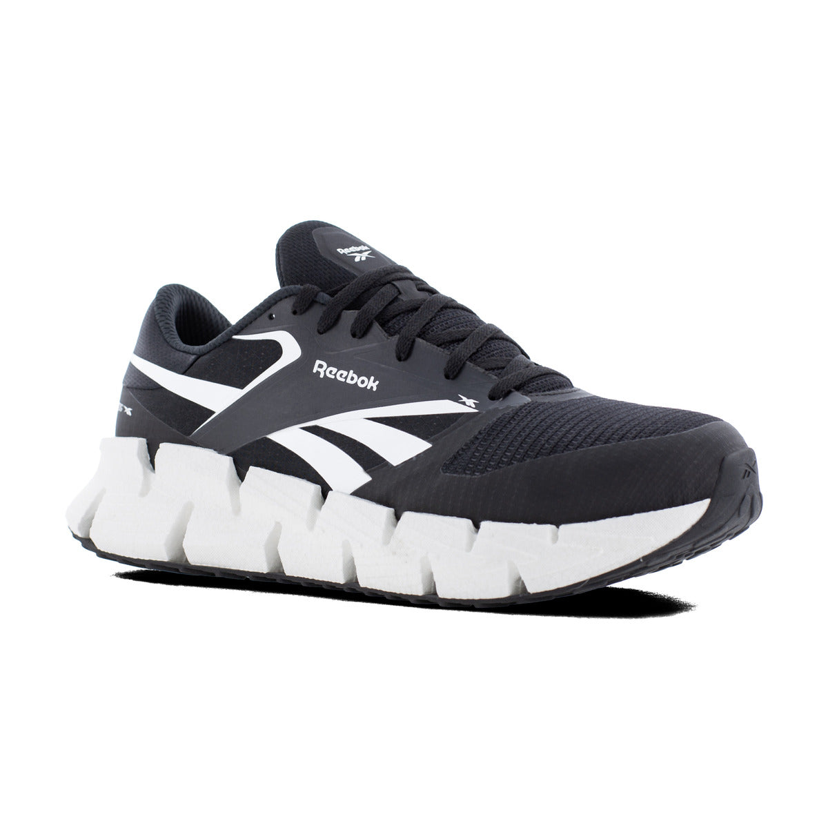 Reebok FloatZig  Composite Toe Athletic Work Shoe - Black / White