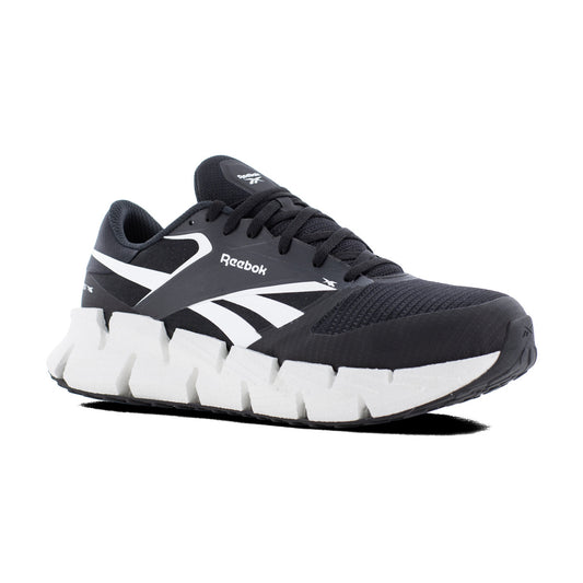 Reebok FloatZig  Composite Toe Athletic Work Shoe - Black / White