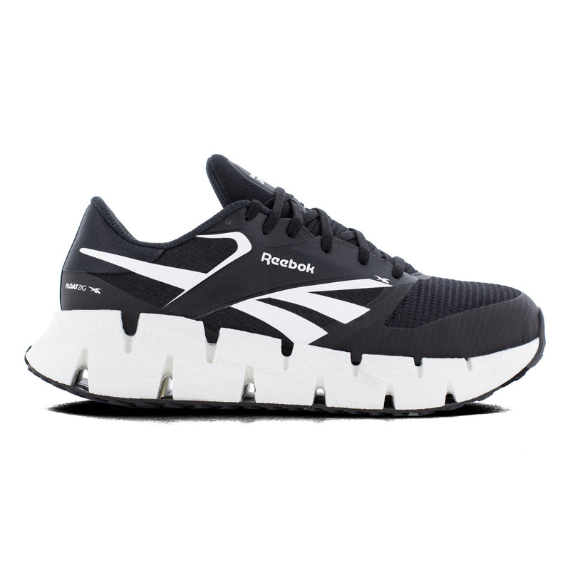 Reebok FloatZig  Composite Toe Athletic Work Shoe - Black / White
