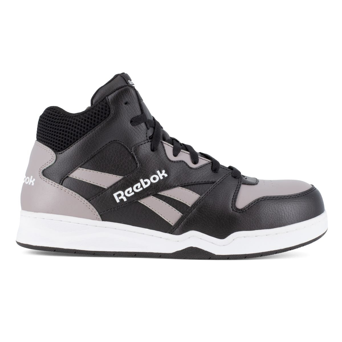 Reebok BB4500 Work RB4131 - Mens High Top Work Sneaker - Grey/Black