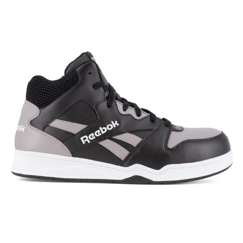 Reebok BB4500 Work RB4131 - Mens High Top Work Sneaker - Grey/Black