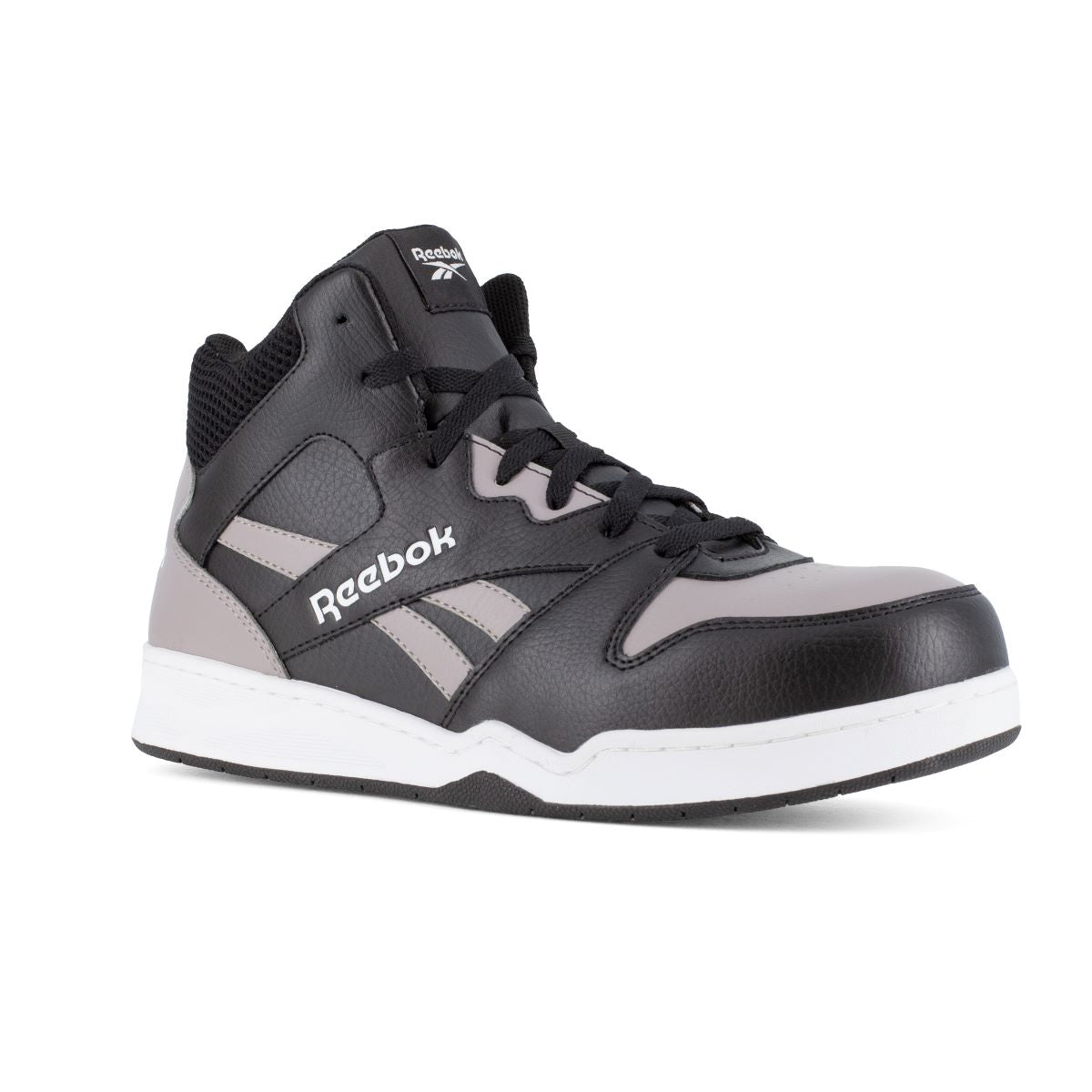Reebok BB4500 Work RB4131 - Mens High Top Work Sneaker - Grey/Black