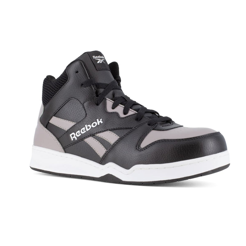 Reebok BB4500 Work RB4131 - Mens High Top Work Sneaker - Grey/Black