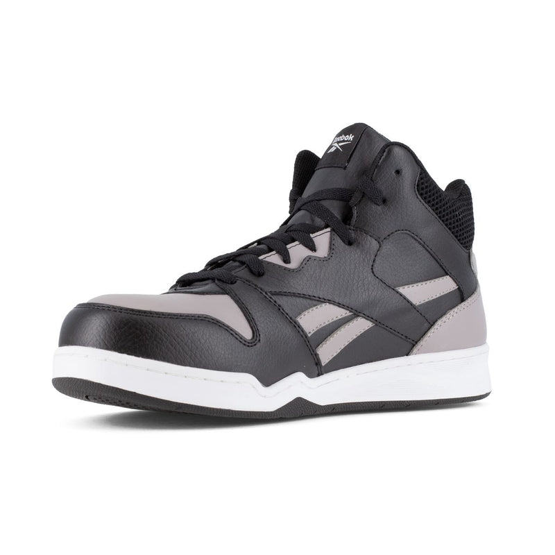 Reebok BB4500 Work RB4131 - Mens High Top Work Sneaker - Grey/Black