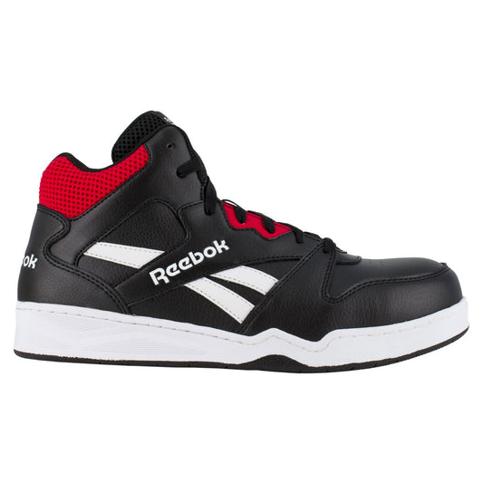 Reebok BB4500 Work RB4132 - Mens High Top Work Sneaker - Black/Red
