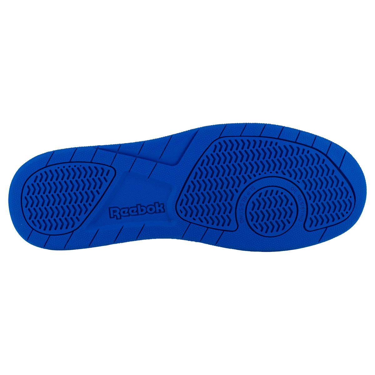 Reebok BB4500 Work RB4135 - Mens High Top Work Sneaker - Grey/Cobalt Blue