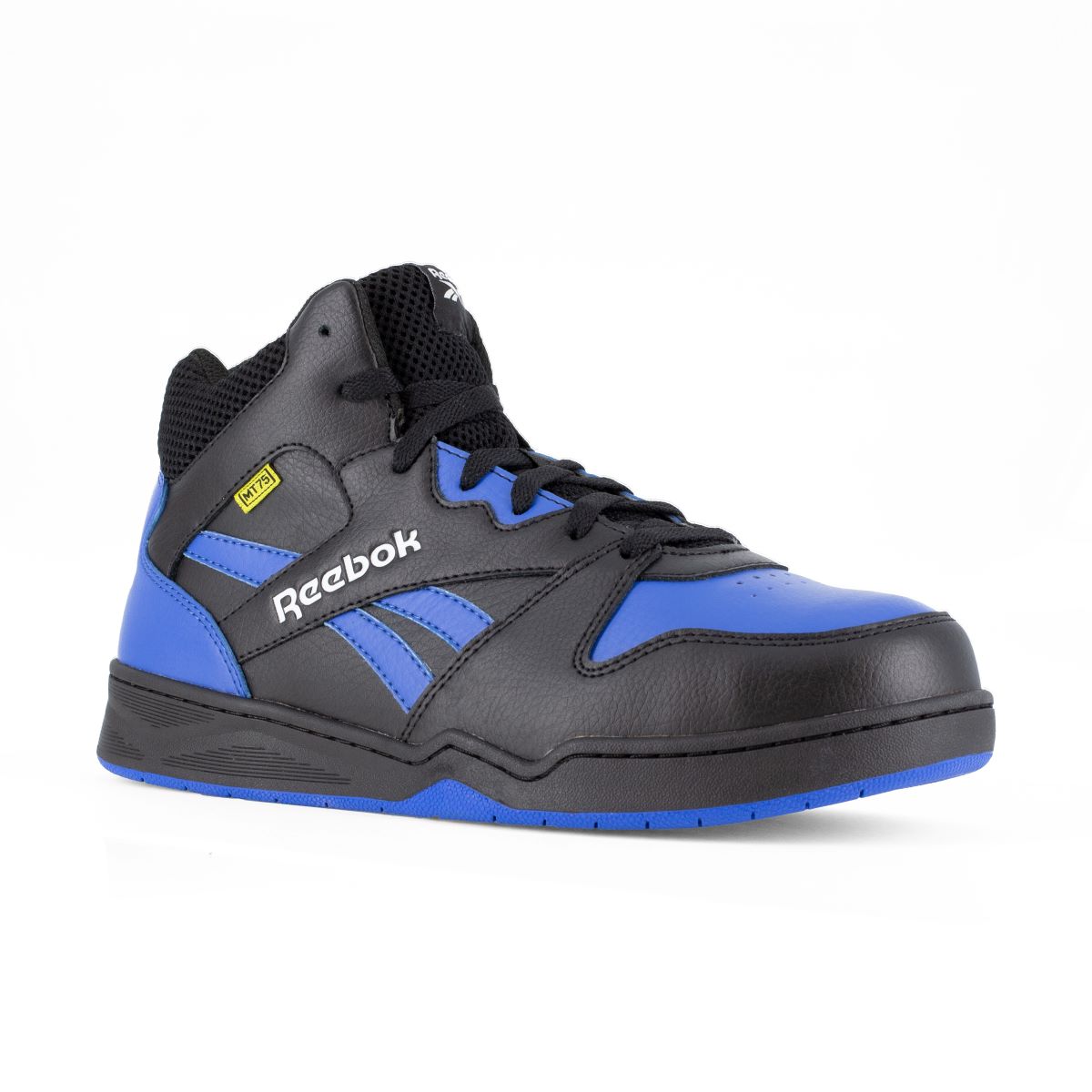 Reebok BB4500 Work RB4166 - Mens High Top Work Sneaker Met Guard - Black/Blue